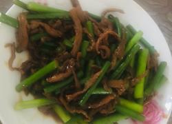 蒜薹炒牛肉丝