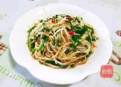 韭菜炒豆芽的做法图解10