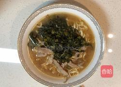 雪菜肉丝面的做法图解4