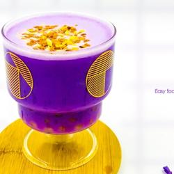 热饮｜紫薯燕麦爆爆果的做法[图]