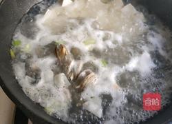 小白菜蚶子豆腐汤的做法图解11