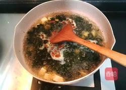 芝麻叶枸杞豆腐汤的做法图解15