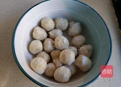 菠菜丸子粉丝汤的做法图解3