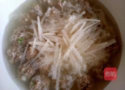 萝卜丝丸子汤的做法图解9