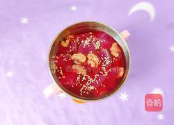 核桃芝麻养生汤的做法图解1