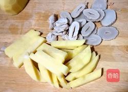 土豆咸笋汤的做法图解3