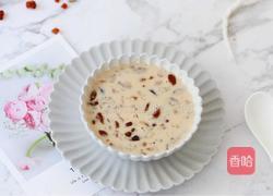 桃胶皂角米炖牛奶的做法图解12