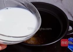 桃胶皂角米炖牛奶的做法图解9