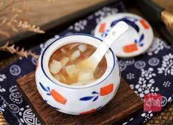 桃胶皂角米雪燕百合羹的做法图解10