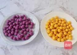 红糖酒酿双色小圆子的做法图解8