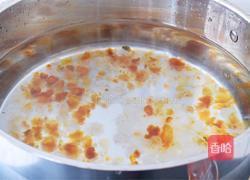 桃胶皂角米雪燕紫薯羹的做法图解4