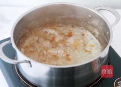 桃胶皂角米雪燕紫薯羹的做法图解5