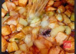 土豆炖茄子的做法图解4