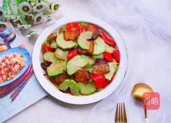 佛手瓜炒腊肉的做法图解9