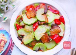 佛手瓜炒腊肉的做法图解11