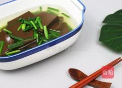 韭菜猪血汤的做法图解5