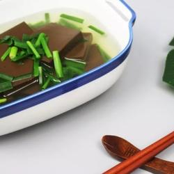 韭菜猪血汤的做法[图]