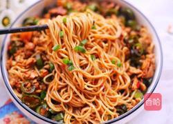 青椒鸡蛋拌面的做法图解19