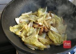 娃娃菜五花肉炖干豆腐的做法图解9