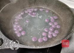 醪糟紫薯圆子汤的做法图解7