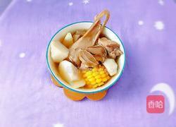 大脚菌山药鸭肉汤的做法图解1