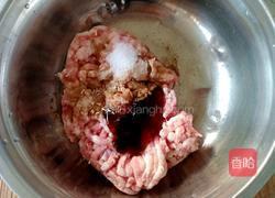 香菜肉饼的做法图解3