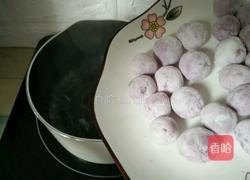 奶香紫薯汤圆的做法图解6