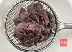 猪肝汤的做法图解3