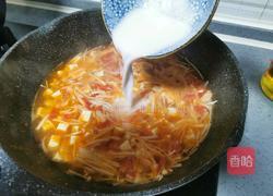 番茄豆腐汤的做法图解8