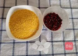 红豆小米粥的做法图解1