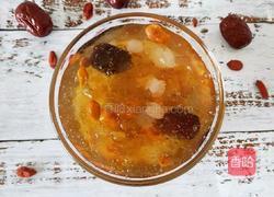 桃胶皂角米雪燕羹的做法图解5