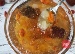 桃胶皂角米雪燕羹的做法图解4