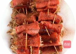 培根金针菇卷的做法图解3