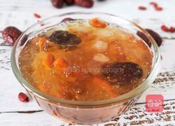 桃胶皂角米雪燕羹的做法图解6