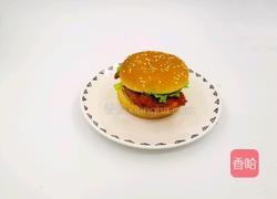 汉堡｜红色鸡排汉堡的做法图解5