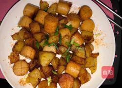 香煎土豆香肠块的做法图解14