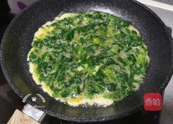 菠菜鸡蛋饼的做法图解7