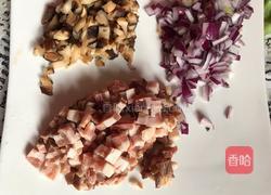 熏肉香菇炒饭的做法图解2
