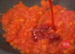 茄汁炒饭的做法图解3