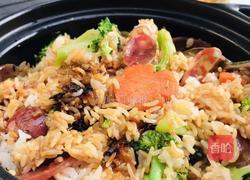 香肠煲仔饭的做法图解7