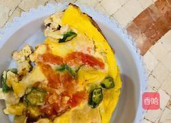 番茄鸡肉秋葵厚蛋烧的做法图解15