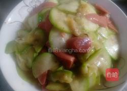 火腿肠炒西葫芦的做法图解7