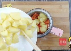 宝宝生鲜，土豆牛肉饼，美味食补爱不释手【小鹿优鲜】的做法图解3