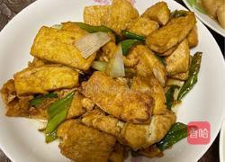 大葱炒豆腐的做法图解6