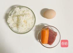 一周宝宝辅食：牛肉碎蛋炒饭的做法图解1