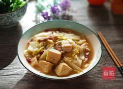 娃娃菜炖冻豆腐的做法图解11