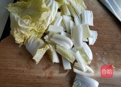 娃娃菜炖冻豆腐的做法图解2