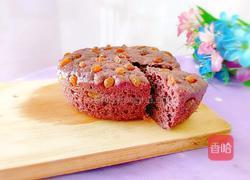 葡萄干紫薯发糕的做法图解1