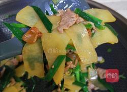 蒜苗土豆炒肉片的做法图解7
