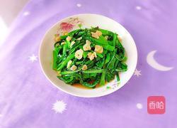 清炒菜心的做法图解1